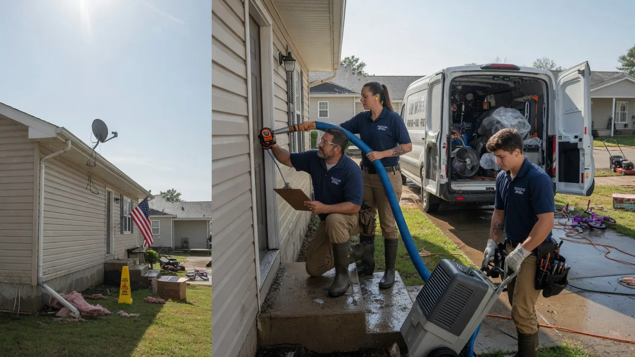 Ceiling Water Damage Restoration in Bock, MN near me